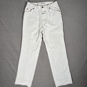 Vintage Boss Jeans Men’s Size 31x29 White USA Grunge Retro Skater Goth 90s Retro